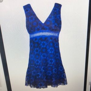 Sandro Embroidery V neck sleeveless casual dress